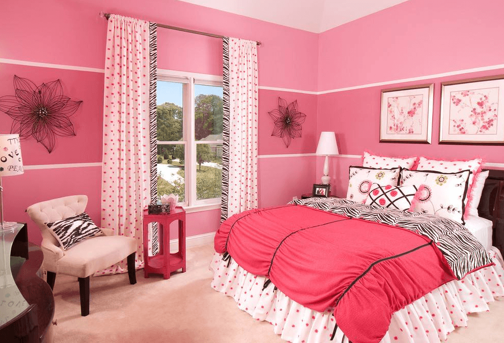 粉色卧室配什么窗帘?选择窗帘要注意的事项